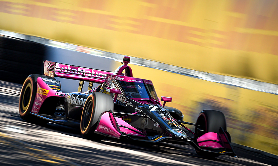 Alexander Rossi on track at St. Petesburg.