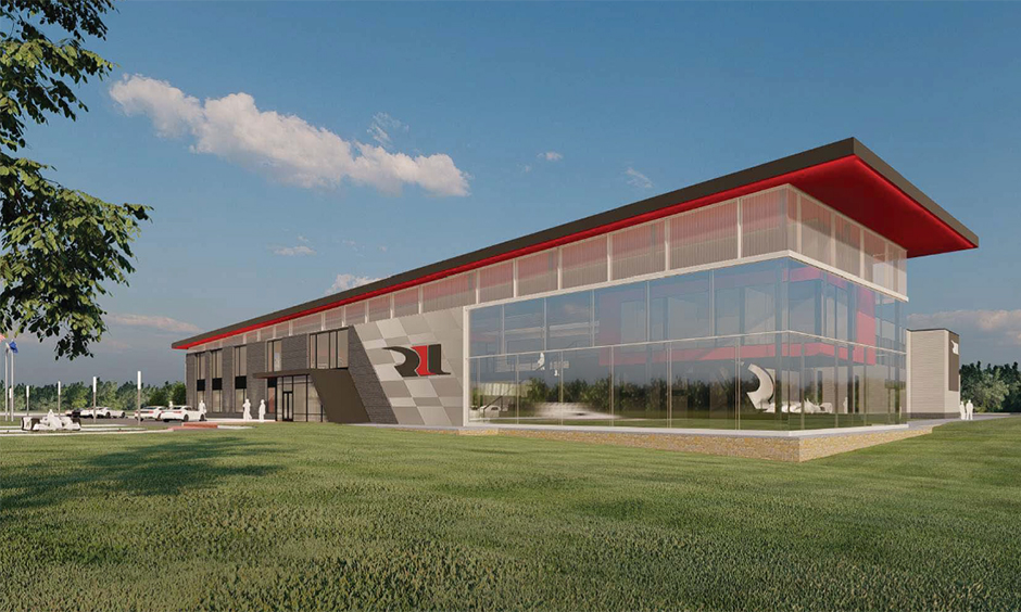 Rendering of Rahal Letterman Lanigan Racing's new headquarters.