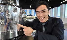 Thumbnail for Sato Unveils Image on Borg-Warner Trophy during Online Show at IMS