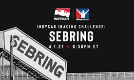 Thumbnail for Plenty of Intrigue for INDYCAR iRacing Challenge Finale at Sebring