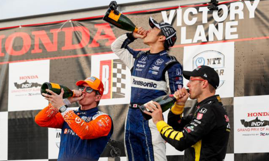 Scott Dixon, Takuma Sato, Sebastien Bourdais
