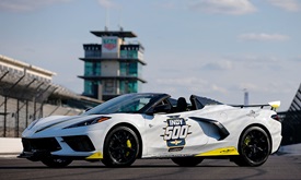 Thumbnail for 2021 Mid-Engine Corvette Stingray Convertible To Lead Field to Green Flag of 105th Indianapolis 500 Presented by Gainbridge