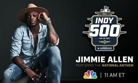 Thumbnail for Country Music Star Allen To Perform National Anthem at Indy