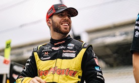 Thumbnail for Jones Back in Happy Spot Feeling Thrill of Speed at Indy