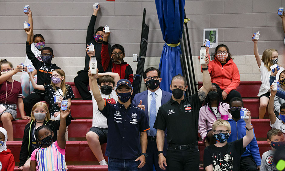 Takuma Sato J. Douglas Boles Tony Kanaan