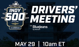 Thumbnail for Live: The 2021 Indy 500 Drivers' Meeting