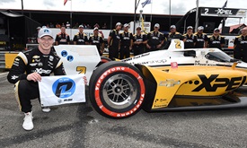 Thumbnail for Qualifying Ace: Newgarden Makes It Three in a Row