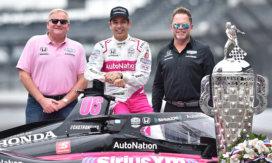 Jim Meyer Helio Castroneves Mike Shank