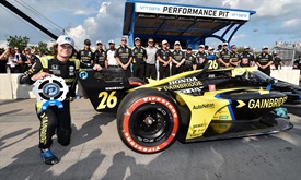 Thumbnail for Jaw-Dropping Lap Delivers NTT P1 Award to Herta in Nashville