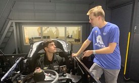 Thumbnail for VeeKay Shares IMS Road Course Secrets with Byron in Chevy Sim