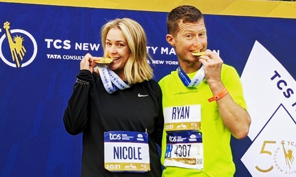 Nicole and Ryan Briscoe