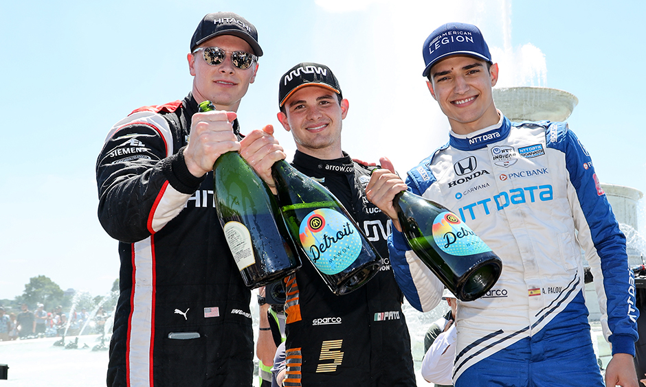 Josef Newgarden Pato O'Ward Alex Palou