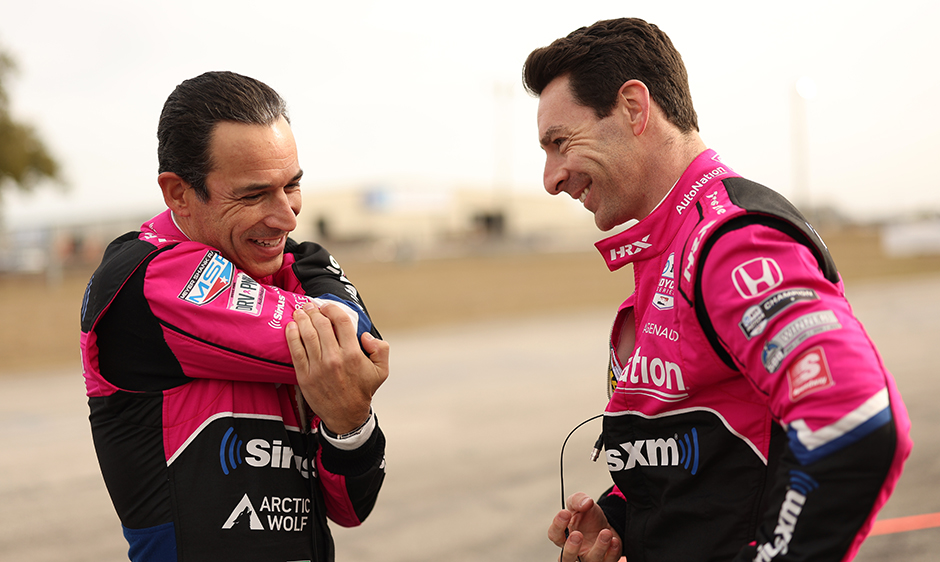 Helio Castroneves Simon Pagenaud
