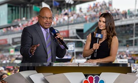 Thumbnail for Tirico, Patrick, Earnhardt Return To NBC’s Indy 500 Coverage