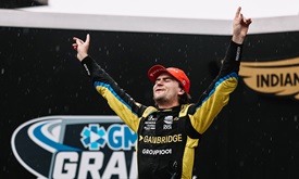 Thumbnail for Herta Controls Chaos To Win Wild GMR Grand Prix at Indy