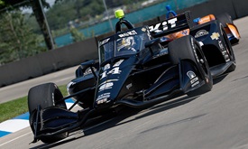 Thumbnail for Rookie Kirkwood Drives Foyt Team to Top of Detroit Practice