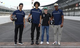 Thumbnail for Ilott Gives High-Speed Welcome to Newest Pacers at IMS