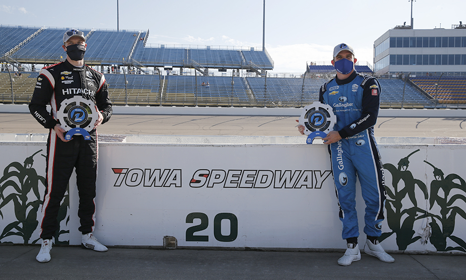 Josef Newgarden and Conor Daly