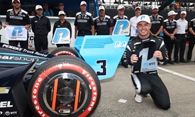 Thumbnail for McLaughlin Wins NTT P1 Award; Penske Rules Portland Quals