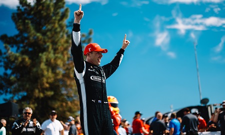 thumbnail for McLaughlin Runs Away at Portland; Five To Race for Title