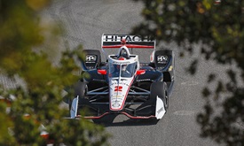 Thumbnail for Newgarden Leads Slippery Practice as Title Showdown Looms
