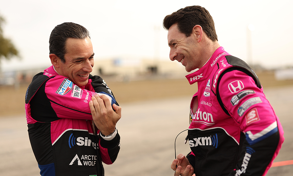 Helio Castroneves Simon Pagenaud