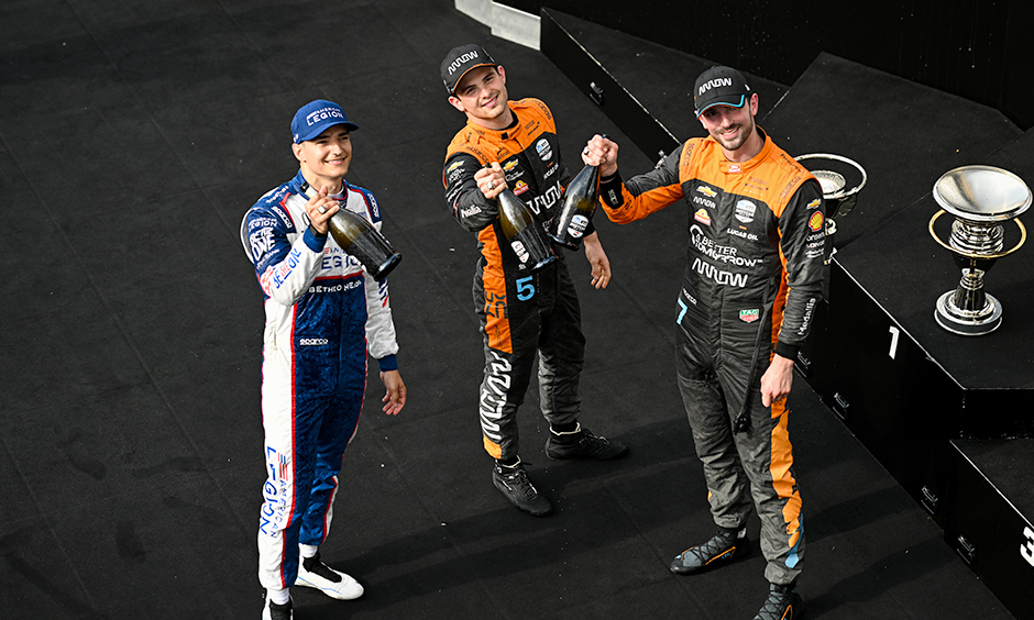 Alex Palou Pato O'Ward Alexander Rossi