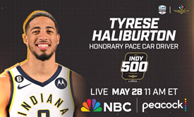 Thumbnail for Pacers’ Star Haliburton To Drive Pace Car at 107th Indy 500