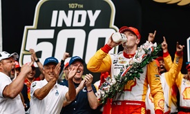 Thumbnail for Newgarden Earns First Indianapolis 500 Win in Wild Finish