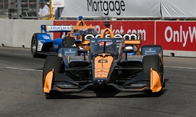 Thumbnail for Teammates Rosenqvist, Rossi Fiesty in Late Detroit Duel