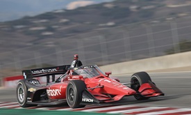 Thumbnail for Power Leads Laguna Seca Test as Speeds Rise on New Asphalt