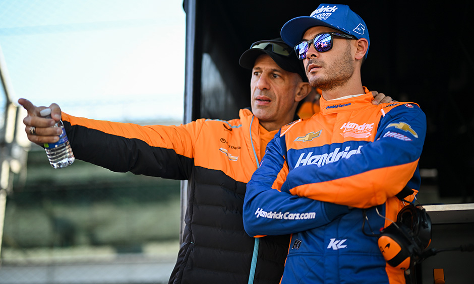 Tony Kanaan Kyle Larson