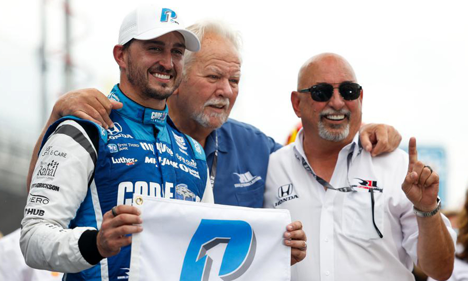Graham Rahal, Mike Lanigan, Bobby Rahal