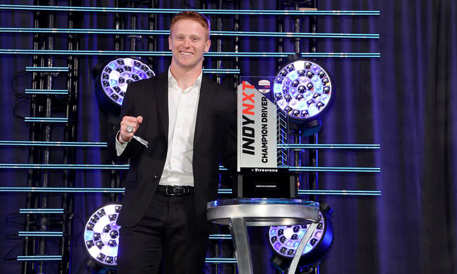 Christian Rasmussen wins INDY NXT by Firestone title.