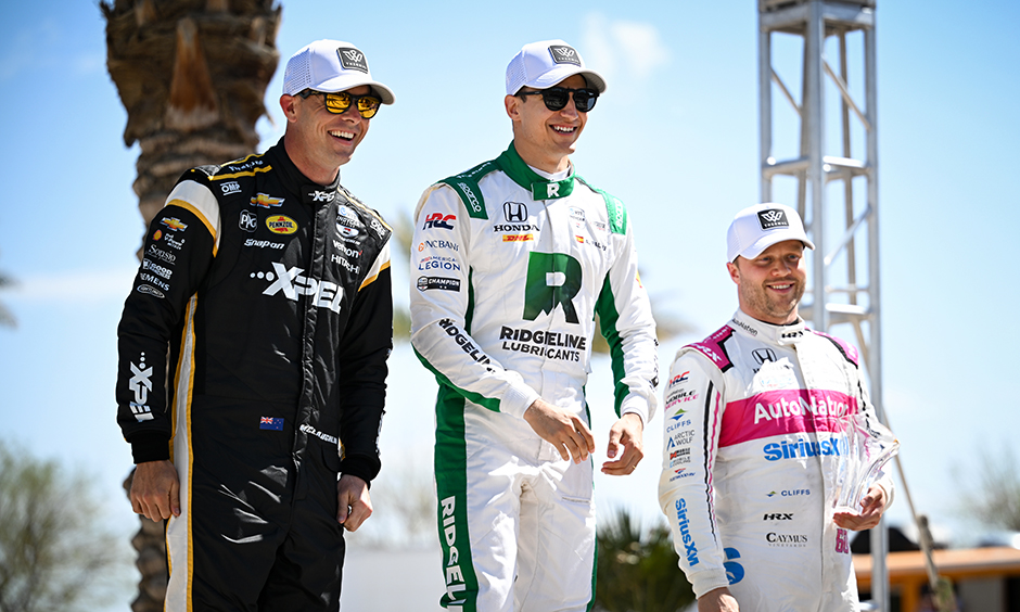 Scott McLaughlin Alex Palou Felix Rosenqvist