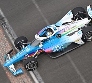 Newgarden Leads Rain-Shortened First Day of Indy Open Test