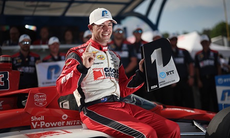 thumbnail for McLaughlin, Power Sweep Front Row in Penske Rebound