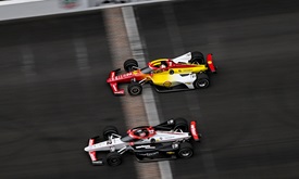 Thumbnail for Newgarden Leads Hectic Race Prep Practice at Indy