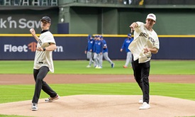 Thumbnail for Kirkwood, Robb Pitch Return to Milwaukee at Brewers’ Game