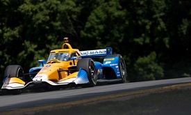 Thumbnail for Dixon Fastest in Warmup, Faces Long Climb to Front