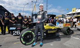 Thumbnail for Herta Again on Toronto Pole, Eyes First Win Since 2022