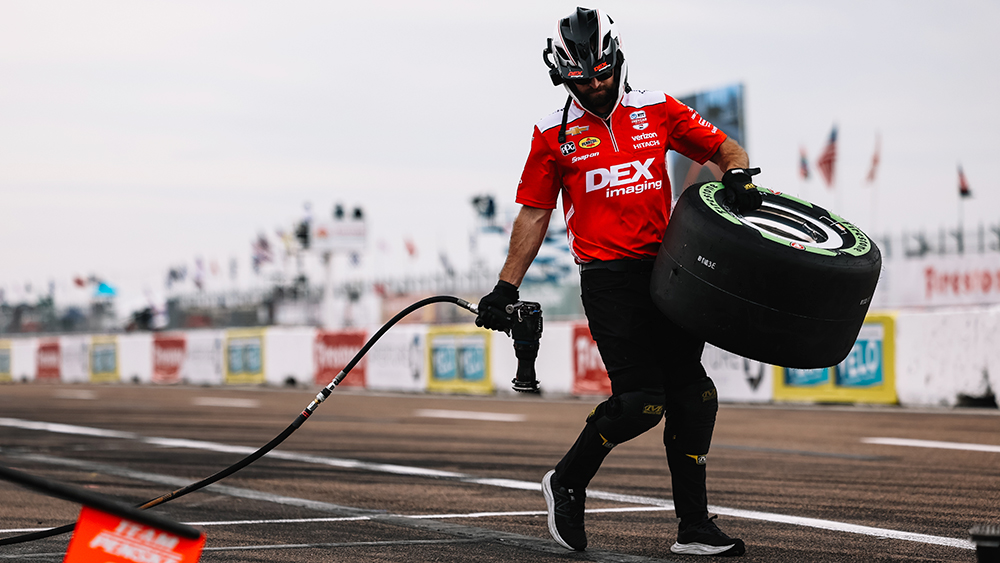 Team Penske crew member