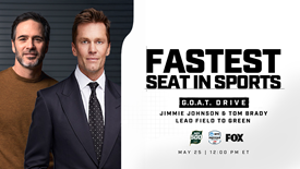 Thumbnail for Tom Brady in Fastest Seat at Indy 500, Driven by Jimmie Johnson