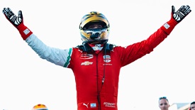 Thumbnail for Robert Shwartzman Joins Galaxy of Indy Stars with Improbable Pole