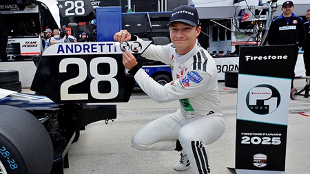 thumbnail for Dennis Hauger Edges Teammate Lochie Hughes for Detroit Pole