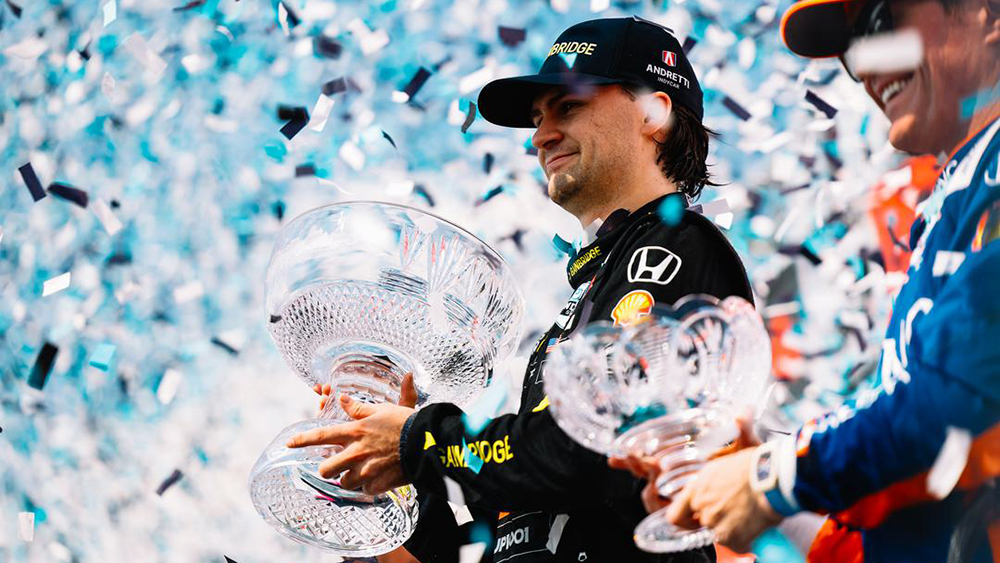 Colton Herta won the Toronto race in 2024.