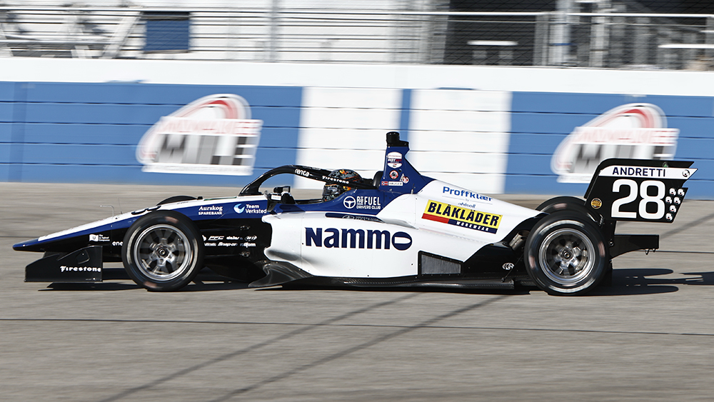 Dennis Hauger Finds Fast Lane in Opening Milwaukee Practice