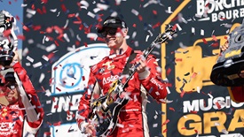 Thumbnail for Josef Newgarden Salvages Season With Home Win at Nashville