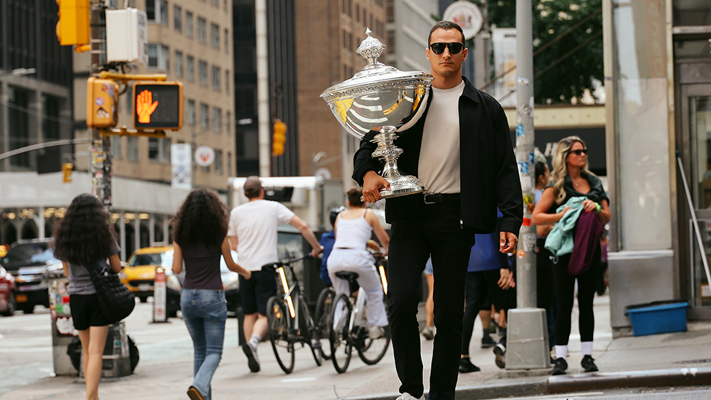Alex Palou Basks in NYC Spotlight During Champion's Tour