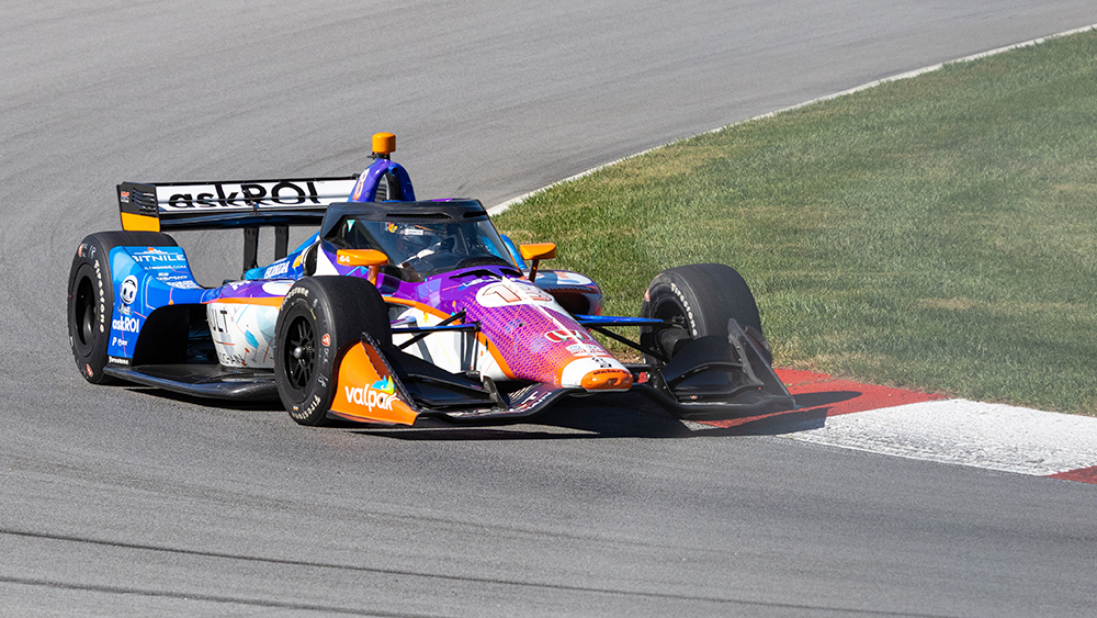 Dennis Hauger Hustles in 'Pretty Cool' First Run in Coyne Car